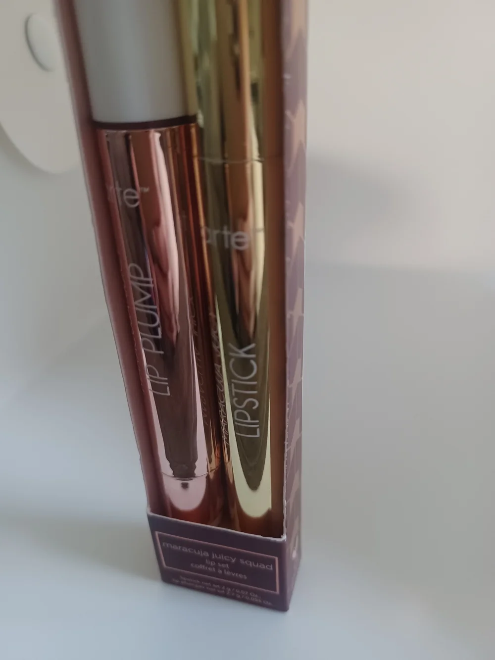 Tarte Maracuja Juicy Squad Lip Set - Lipstick & Lip Plump - NEVER USED